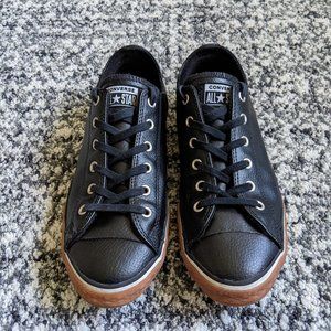 Converse Chuck Taylor All Star Leather Low Top Sneaker Junior Size 6